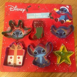 Disney Stitch Cookie Cutter Set - Red, Blue, Green, Yellow